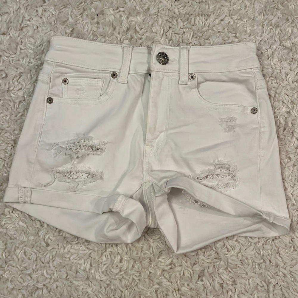 NWT American Eagle White Denim Shorts